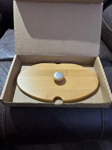 Longaberger 2000 Woodcrafts Lid for Century Basket 53635 Star Knob NEW In Box - Picture 1 of 2