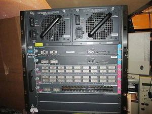 Cisco 4507R obudowa przełącznik routera 2x WS-X4515, 2x WS-X4418-GB, 2x WS-X4232-GB-RJ - Zdjęcie 1 z 1
