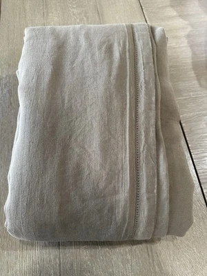 west elm Signature Tencel Linen Duvet cover King Cal King Cognac - Image 1 of 3