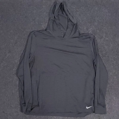 Sudadera con Capucha Nike Dri-Fit Yoga Para Hombres XL Gris Pullover Rendimiento Elastizada Ligera Foto 1 de 4