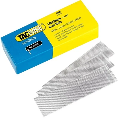 Chiodi per chiodatrici zincati TIPO 18G / 30 mm TACWISE 1711 4000 pezzi - Immagine 1 di 3
