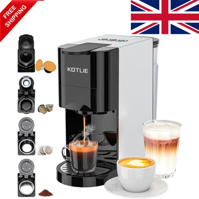 KOTLIE 4 in 1  Capsule Coffee Machine for NES/DG/Coffee Powder/ESE Portable 0.8L - Image 1 of 4