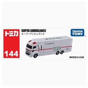 Takara Tomy Tomica 144 Super Ambulance ISUZU GIGA Model Toy Car New in Box 2025 - Picture 1 of 5