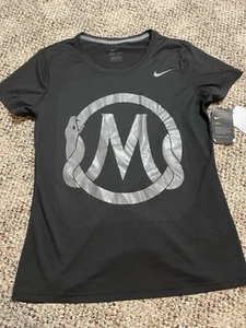 Mamba Sports Academy Nike Shirt Women’s L Kobe Bryant Short Sleeve Black  NWT - Picture 1 of 6