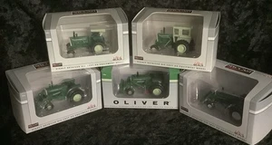 SpecCast 1/64 Oliver White Lot Of 5 Tractors. All Different. (NrMint Condition) - Picture 1 of 6