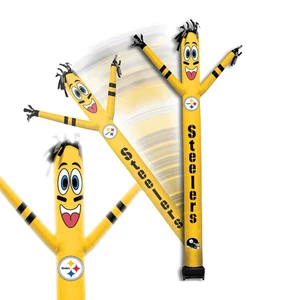 Pittsburg Steelers Fútbol Loco Waving Tubo Inflable Hombre Luces LED Blo - Imagen 1 de 3