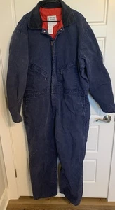 Walls Premium  outerwear  Insulated  Coveralls 2XL Chest-50/52 Blue Mechanic - Picture 1 of 14
