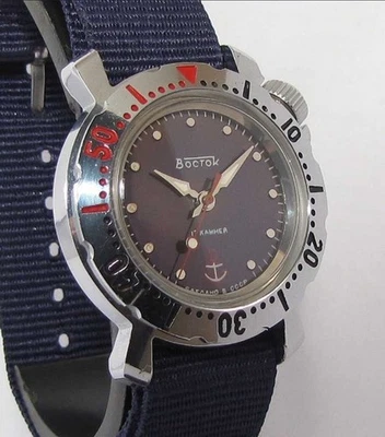 VOSTOK Amphibia Mini | Automático 2416b | Reloj de buceo | Vintage años 80’s Foto 1 de 4