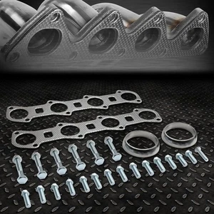 FOR 99-04 FORD F150 5.4L SUPERCHARGER EXHAUST MANIFOLD HEADER GASKET SET W/BOLTS - Bild 1 von 6
