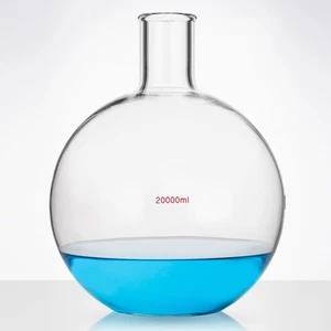 Labs 20,000ml Florence Boiling Flask, Flat Bottom - Borosilicate Glass - Picture 1 of 1