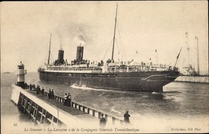 Cartolina Le Steamer La Lorraine, CGT - 4689929 - Foto 1 di 2