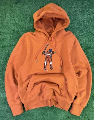 Sudadera con Capucha Air Jordan Eastside Golf Naranja Logo Bordado, Parche Golfista Talla S Foto 1 de 4