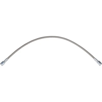 Línea de freno de acero inoxidable trenzado Speedway Motors 18" pulgadas - recto AN-4 Foto 1 de 4