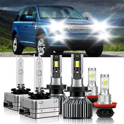 Faros LED HID luz antiniebla haz alto bajo para Land Rover LR2 2008-2009 Foto 1 de 4