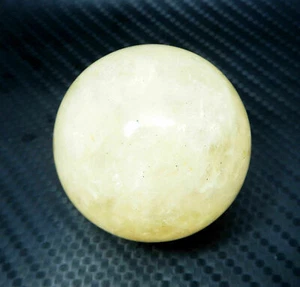 Natural Loose Gemstone Certified 52.84 mm Round Yellow Aventurine Healing Ball - Picture 1 of 9