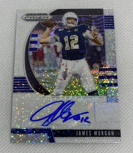 James Morgan 2020 Prizm Draft Picks Rookie Auto White Sparkel SSP Jets 1 of 5 - Bild 1 von 3