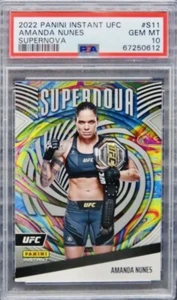2022 Panini Instant UFC Amanda Nunes Supernova #S11 PSA 10 GEM MINT #1/1,232 - Picture 1 of 2