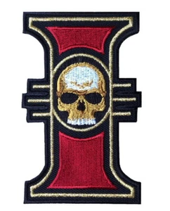 Imperial Inquisition Skull Warhammer 40K Game Iron on Patch - Picture 1 of 1