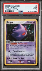 Pokemon Gengar 5/92 Holo EX Legend Maker - PSA 9 - Picture 1 of 3