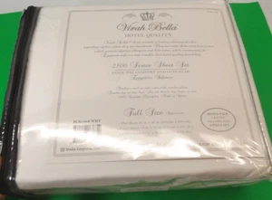 Virah Bella Full Size Sheet Set 2001 Series 6 Piece Bonus Set White - Picture 1 of 3