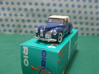  Vintage -  LINCOLN CONTINENTAL berlina 1941  -  1/43  Rio n°82   Mint in Box - Immagine 1 di 4