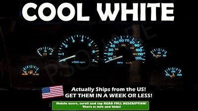 Cuadro de instrumentos LED blanco frío para Jeep 96 98 Grand Cherokee ZJ Foto 1 de 2