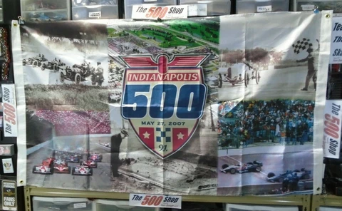 2007 91st Indianapolis 500 Event Collector Flag 3' x 5' Indy 500 IndyCar Cover