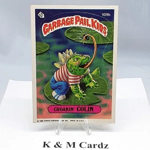 Garbage Pail Kids - Croakin' Colin - #109b - 1986 Topps - Sticker - Picture 1 of 7