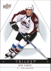 2013-14 Upper Deck Trilogy Colorado Avalanche Hockey Card #27 Joe Sakic