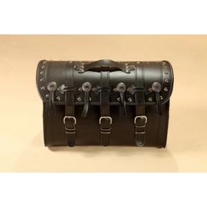 Exklusive Leder Motorrad Satteltasche Gepäcktasche Koffer Luggage Bag 65 cm K08E - Bild 1 von 1