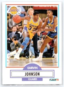 Earvin Johnson 1990-91 Fleer #93 - Picture 1 of 2
