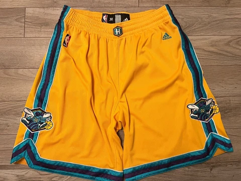 New Orleans Charlotte Hornets Alternate Throwback Retro NBA Authentic Short Zion Cover