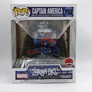 Funko Pop! Capitán América 752 EB Juegos Exclusivo Marvel Street Art Collection - Imagen 1 de 4