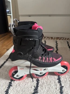 Powerslide Swell Lady 100 Black/Pink skates Inline größe 36 - Bild 1 von 4