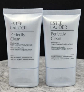 ESTEE LAUDER Perfectly Clean Multi-Action Foam Cleanser/PurifyingMask -1oz(lot2) - Picture 1 of 5