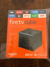 Amazon Fire TV Cube Smart Assistant Alexa 4K Ultra HD Streaming Media Player NEW