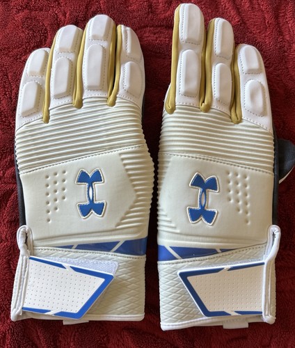 OFF WHITE Guanti Under Armour Lineman Uomo Bianco sporco nero XXL