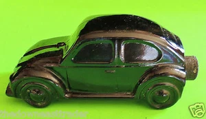 Avon Vintage "VOLKSWAGEN" Car Black Glass 4oz Wild Country After Shave Bottle - Picture 1 of 7