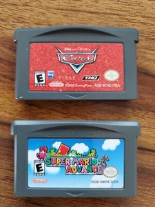 Super Mario Advance - Lote Nintendo Game Boy Advance y Disney’s Cars - - Imagen 1 de 1