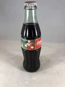 Coca Cola Bottle - 1995 Santa Christmas Holiday Bottle - Unopened - Picture 1 of 4
