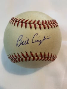 Billy Conigliaro Boston Red Sox Autogrammball OMLB AL Bobby braun leichte Tonung - Bild 1 von 8