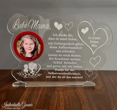 ❤❤❤❤ Muttertag ❤ Geschenk ❤ mit Gravur ❤ Muttertagsgeschenk ❤ Mama ❤ Mutti ❤❤❤❤ - Bild 1 von 4