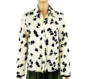 Cacharel Paris Women Beige Cotton Silk Shirt Size EU 38 UK 10 US 8 - Picture 1 of 11