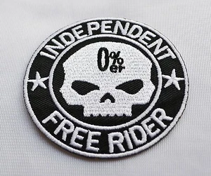 Parche Free Rider Patch plancha Chopper Iron On Badge Harley Motorcycles - Imagen 1 de 1
