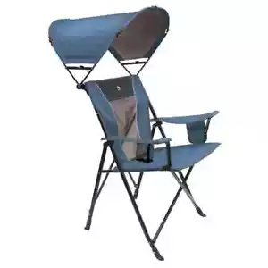 SUNSHADE Comfort Pro - CAMPING Chair with Sunshade - New BLUE / portable - Picture 1 of 1