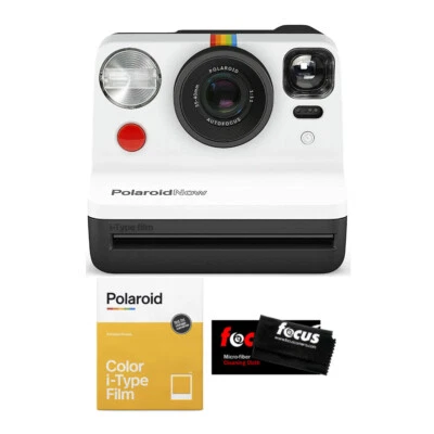 Polaroid Originals Now I Type Instant Film Camera Black and White with Film - Image 1 of 4