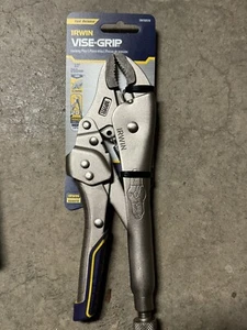 IRWIN VISE-GRIP Locking Pliers, Fast Release, Curved Jaw with Wire Cutter, - Picture 1 of 2