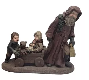 Sarah's Attic Limited Edition Santa Claus Express Figur Statue 8" H Vintage - Bild 1 von 10