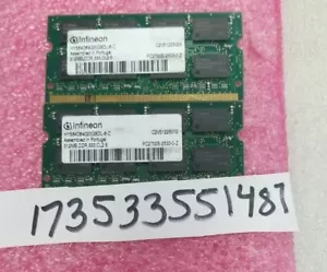 1GB = 2X 512MB DDR 333MHz PC2700 Non-ECC Cl2.5 200Pins Memory Laptop 16CHIPS RAM - Picture 1 of 1