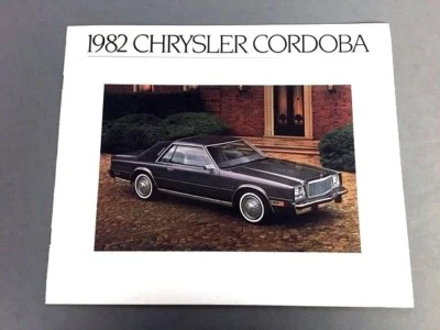 1982 Chrysler Cordoba 8-page Original Dealer Sales Brochure Catalog - Image 1 of 4
